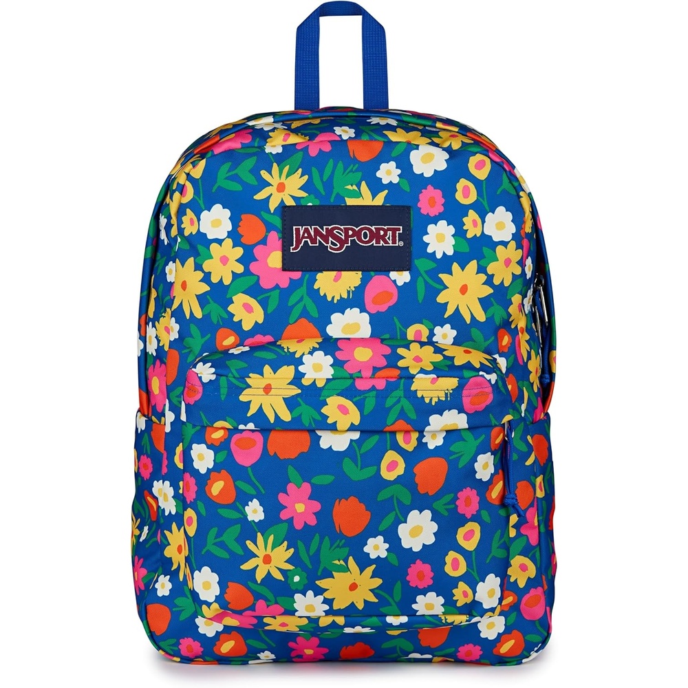 image:imageJanSport SuperBreak One Backpack Durable Lightweight Bag with 1 Main Compartment Front Utility Pocket with Builtin Organizer Premium Backpack Pastel PetalsFlower Market