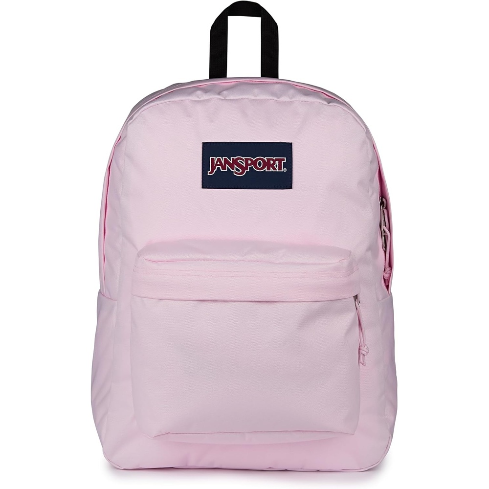 image:imageJanSport SuperBreak One Backpack Durable Lightweight Bag with 1 Main Compartment Front Utility Pocket with Builtin Organizer Premium Backpack Pastel PetalsPink Ice