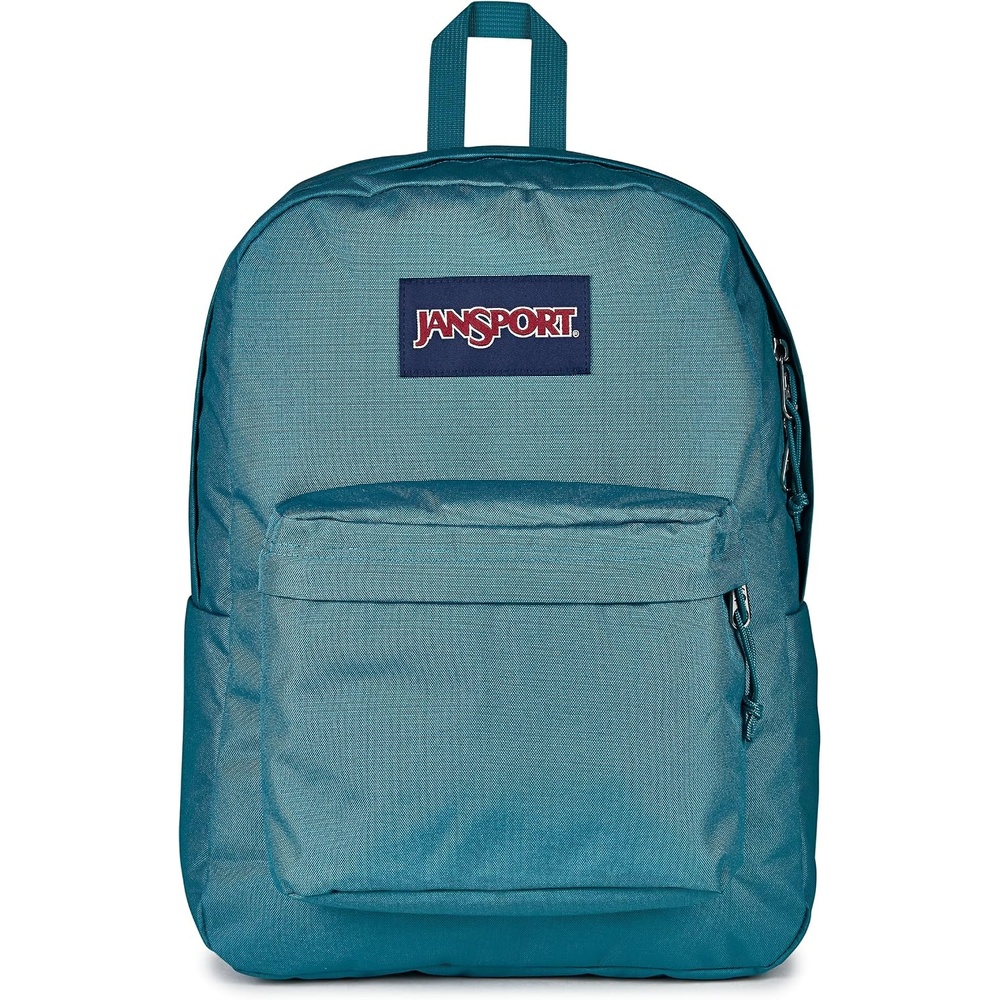 image:imageJanSport SuperBreak One Backpack Durable Lightweight Bag with 1 Main Compartment Front Utility Pocket with Builtin Organizer Premium Backpack Pastel PetalsEmerald Pool