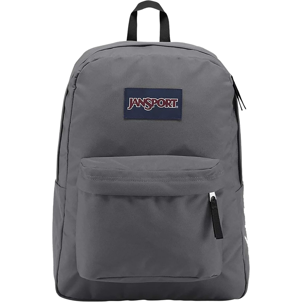 image:imageJanSport SuperBreak One Backpack Durable Lightweight Bag with 1 Main Compartment Front Utility Pocket with Builtin Organizer Premium Backpack Pastel PetalsGraphite Grey