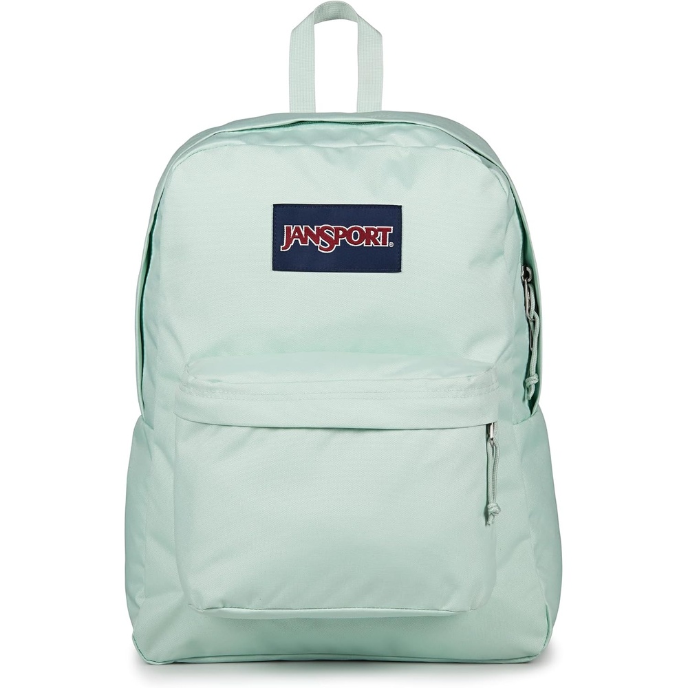 image:imageJanSport SuperBreak One Backpack Durable Lightweight Bag with 1 Main Compartment Front Utility Pocket with Builtin Organizer Premium Backpack Pastel PetalsFresh Mint