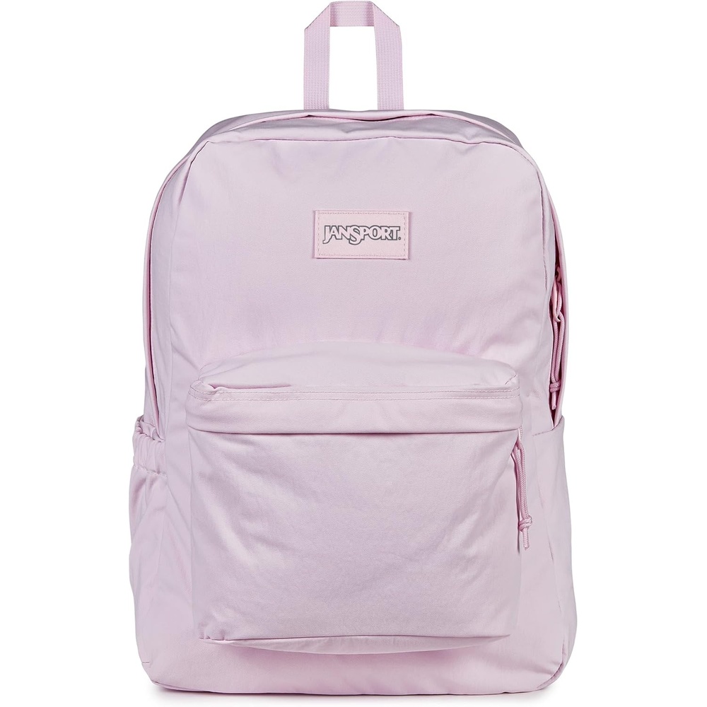 image:imageJanSport SuperBreak Plus Backpack with Padded 15inch Laptop Sleeve and Integrated Bottle Pocket Spacious and Durable Daypack for Work and Travel Butterfly BaddiePink IcePink Ice