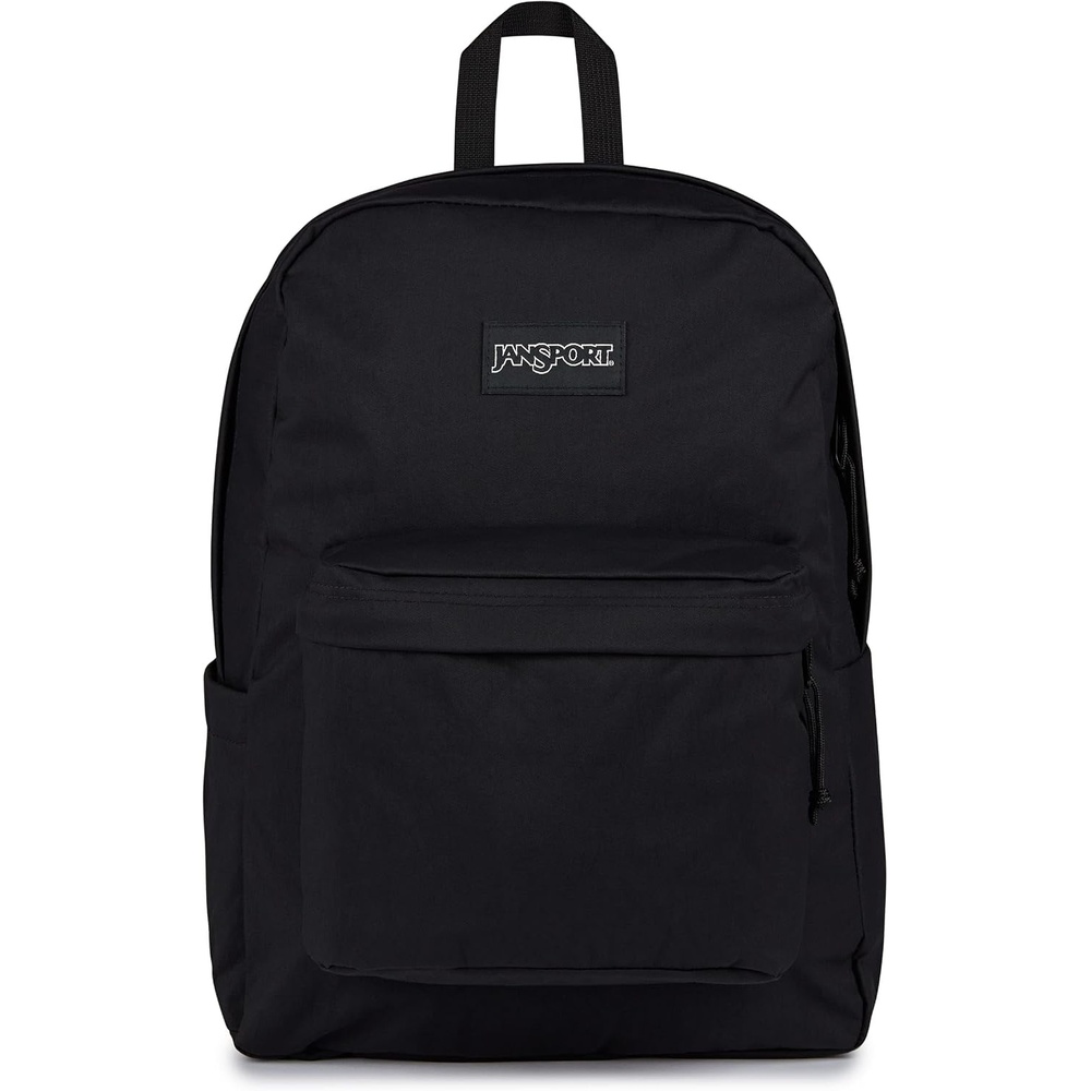 image:imageJanSport SuperBreak Plus Backpack with Padded 15inch Laptop Sleeve and Integrated Bottle Pocket Spacious and Durable Daypack for Work and Travel Butterfly BaddieBlack