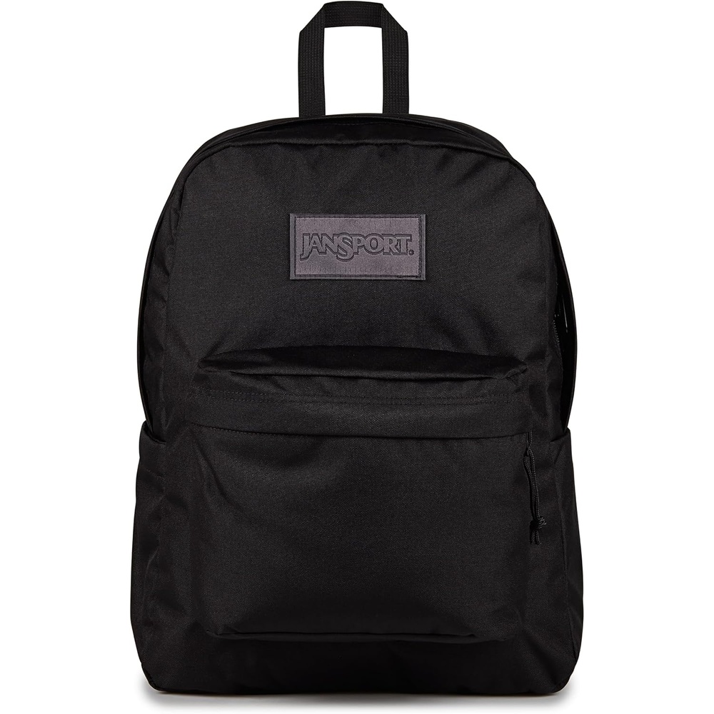 image:imageJanSport SuperBreak Plus Backpack with Padded 15inch Laptop Sleeve and Integrated Bottle Pocket Spacious and Durable Daypack for Work and Travel Pastel LilacMonochrome Black
