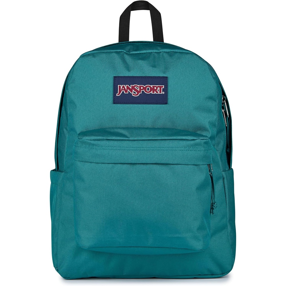 image:imageJanSport SuperBreak Plus Backpack with Padded 15inch Laptop Sleeve and Integrated Bottle Pocket Spacious and Durable Daypack for Work and Travel Pastel LilacEmerald Pool