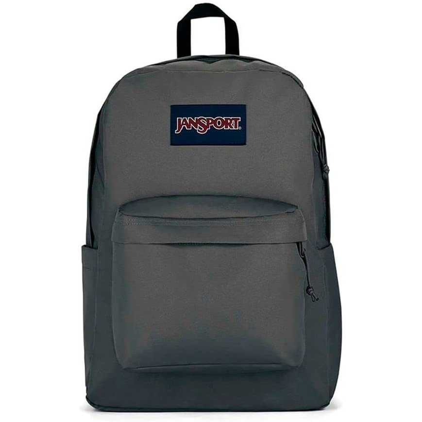 image:imageJanSport Superbreak Backpack Durable Lightweight Premium Backpack Red TapeGraphite Grey