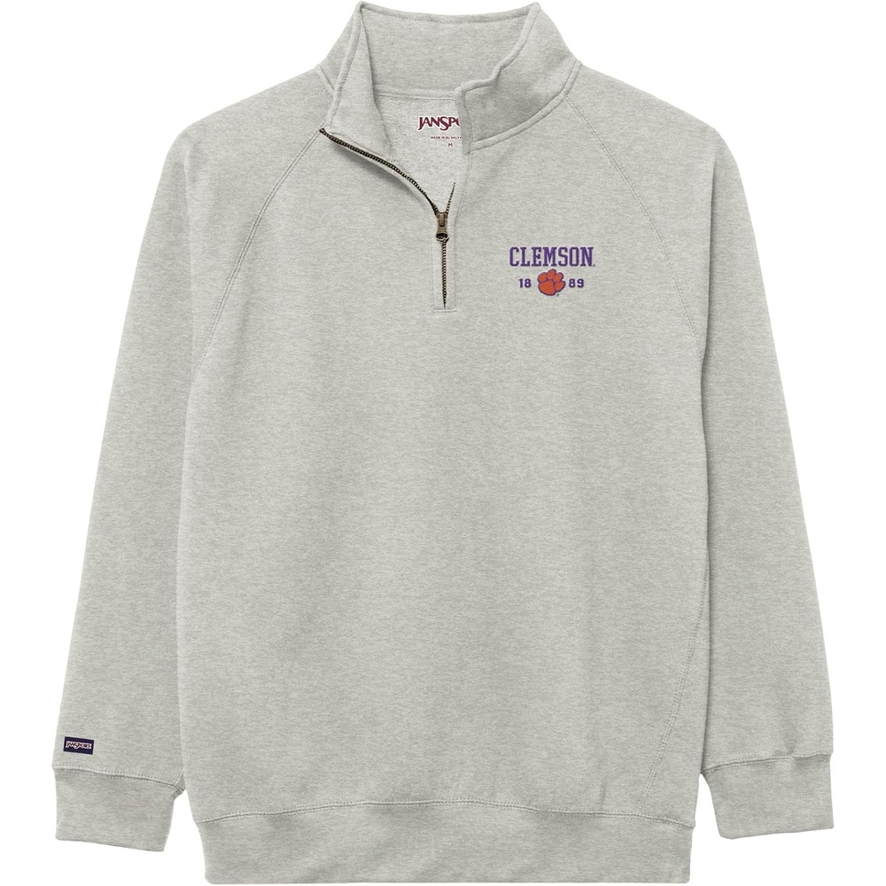 image:imageJanSport Unisex Adult NCAA Officially Licensed Rival Long Sleeve StandUp Collar Quarter Zip SweatshirtClemson Tigers