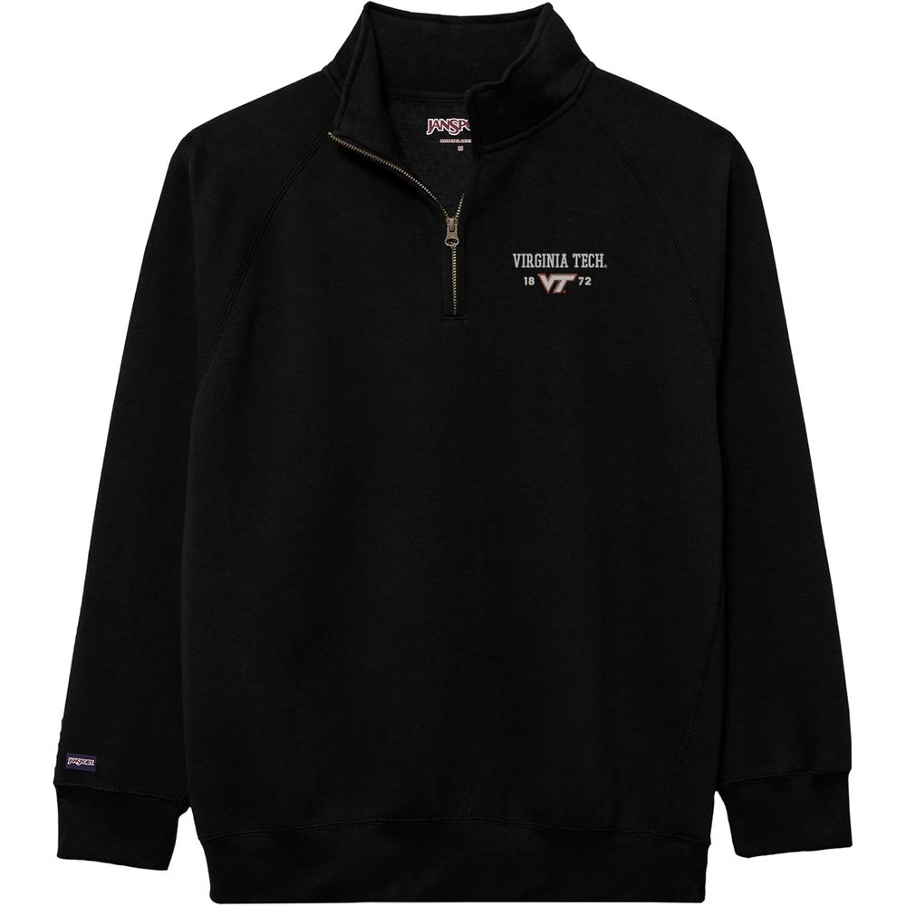 image:imageJanSport Unisex Adult NCAA Officially Licensed Rival Long Sleeve StandUp Collar Quarter Zip SweatshirtVirginia Tech Hokies