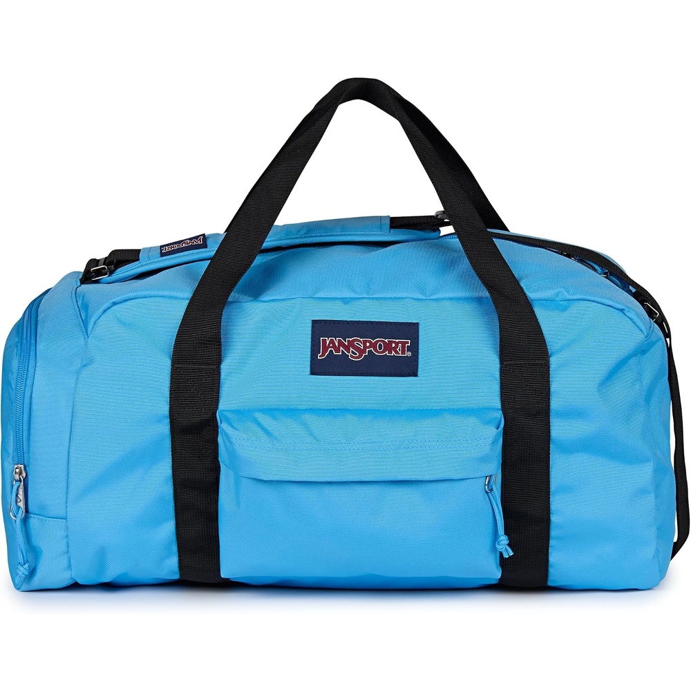 image:imageJanSport Weekender Medium Duffel Travel or Gym Bag Durable Weekender with Front Utility Pocket amp Side Grab Handles Cargo GreenElectric Azul