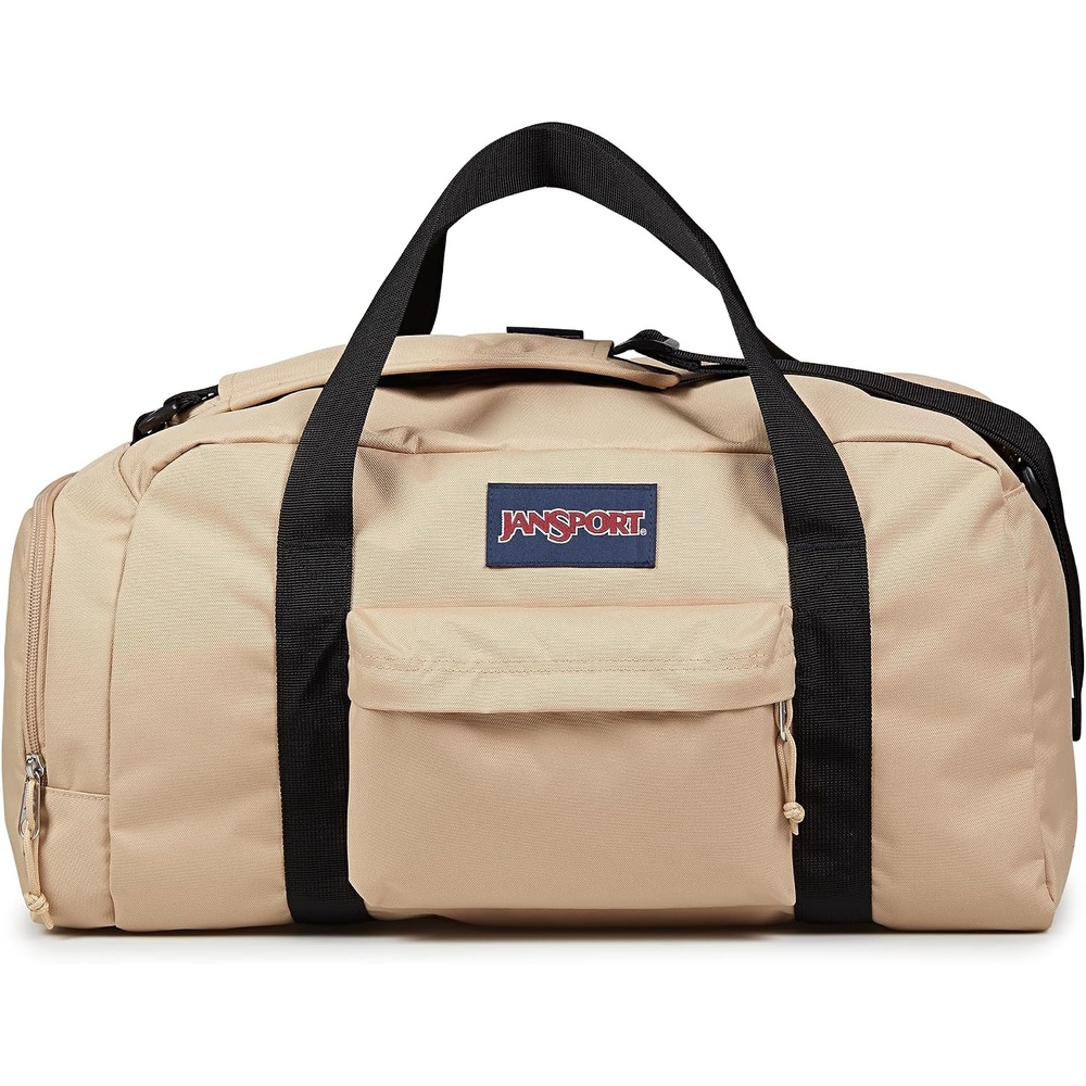 image:imageJanSport Weekender Medium Duffel Travel or Gym Bag Durable Weekender with Front Utility Pocket amp Side Grab Handles Cargo GreenTravertine