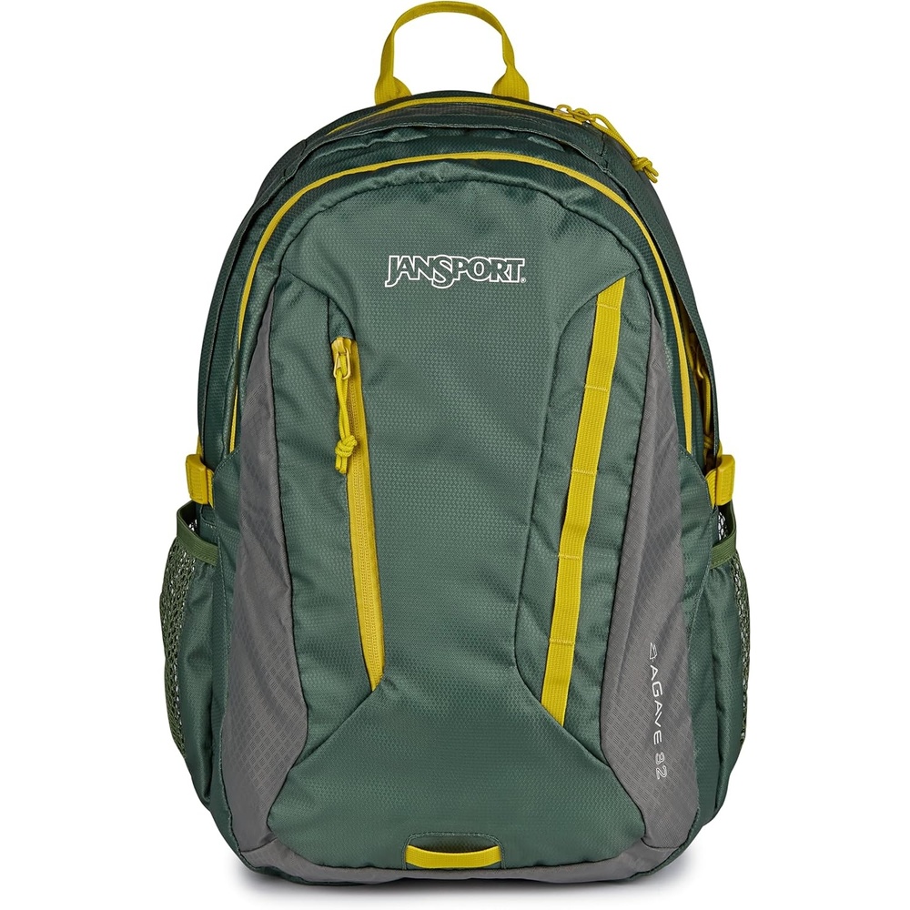 image:imageJanSport Womens Agave Backpack 15inch Laptop Bag BlackCargo Green