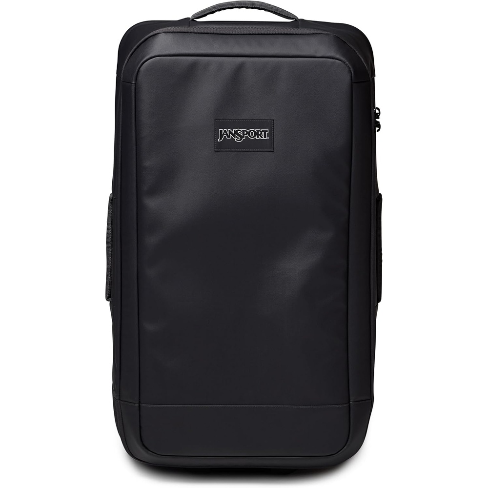 image:imageJansport Good Latitude 95L Rolling Duffel Bag Checked Bag Heavy Duty Travel Suitcase with Wheels TSA Lock amp Polycarbonate Hard Shell Bottom Smokey GritSmokey Grit