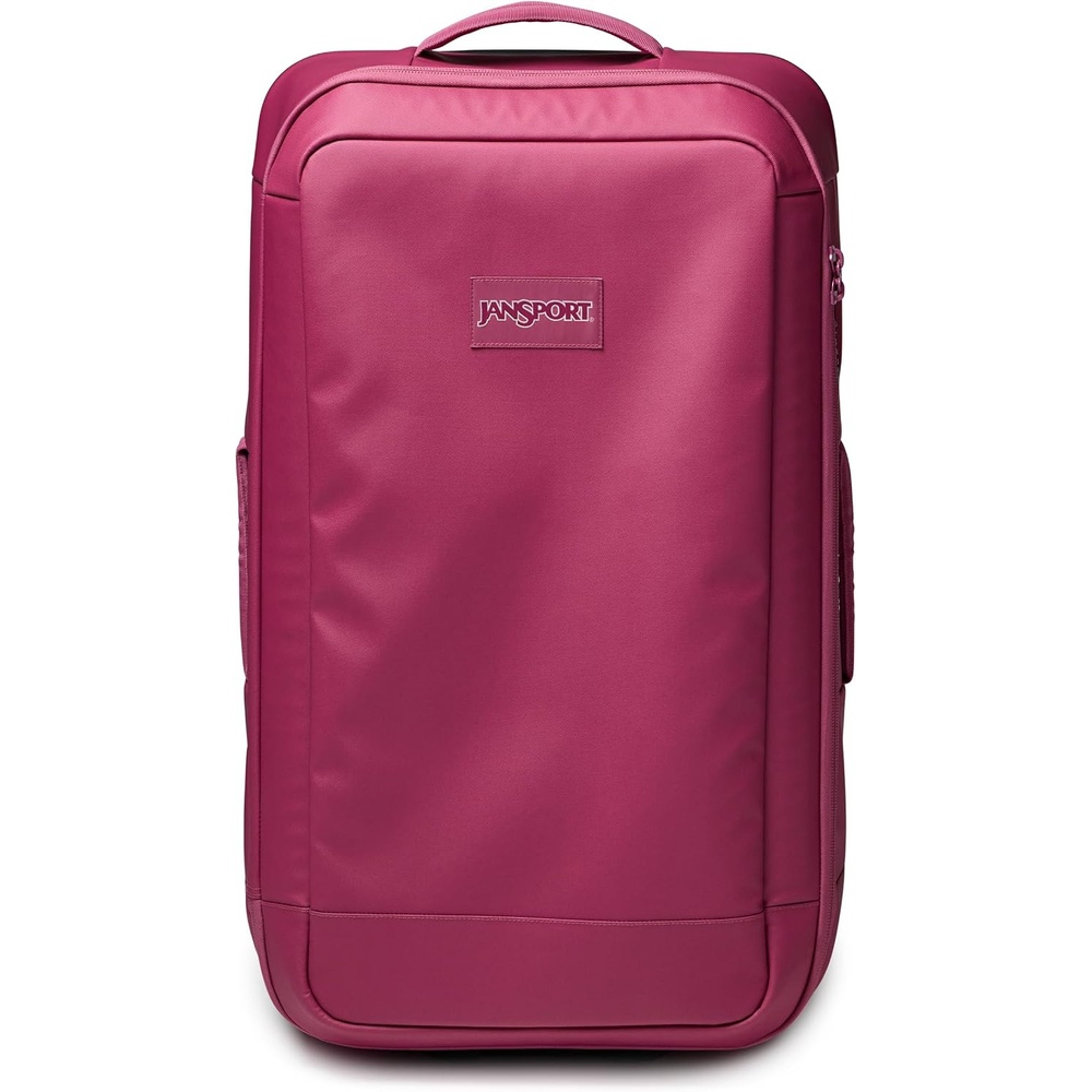 image:imageJansport Good Latitude 95L Rolling Duffel Bag Checked Bag Heavy Duty Travel Suitcase with Wheels TSA Lock amp Polycarbonate Hard Shell Bottom Smokey GritMauve Haze