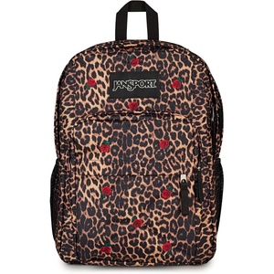 JanSport Big Plans Fx, Embroidered Bows(Leopard Rose Brown/Black/Red/Green)