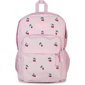JanSport Big Plans Fx, Embroidered Bows(Pink Ice Cherry Emb)