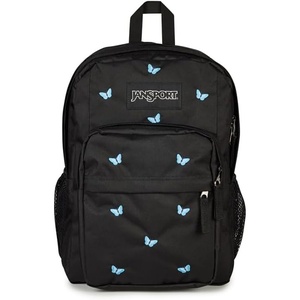 JanSport Big Plans Fx, Embroidered Bows(Tiny Butterflies Black/Md Blu/Lt Blu)