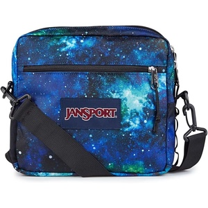 JanSport Central Adaptive Accessory Bag – Wheelchair & Walker Compatible, Versatile Carry Options, Tuck-Away Adjustable Loops, SaniStash Pocket for Easy Access, Black(Cyberspace Galaxy)