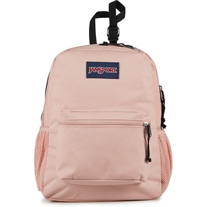 JanSport Central Adaptive Backpack – Wheelchair & Walker Compatible, Tuck-Away Shoulder Straps, Adjustable Backrest Loops & Anchor Straps, Iconic Design, Black(Misty Rose)