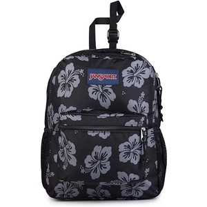 JanSport Central Adaptive Backpack – Wheelchair & Walker Compatible, Tuck-Away Shoulder Straps, Adjustable Backrest Loops & Anchor Straps, Iconic Design, Black(Luau Life)
