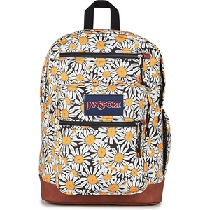 JanSport Cool Backpack with 15-inch Laptop Sleeve, Large Computer Bag Rucksack with 2 Compartments, Ergonomic Straps, Faded Sage(Daisy Dreamscape)