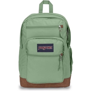 JanSport Cool Backpack with 15-inch Laptop Sleeve, Large Computer Bag Rucksack with 2 Compartments, Ergonomic Straps, Faded Sage(Loden Frost)