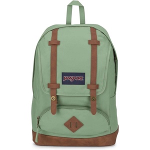 JanSport Cortlandt Laptop Backpack, Navy, 15” Laptop Sleeve-Synthetic Leather Shoulder Computer Bag with Large Compartment, Padded Straps- Rucksack for Men, Women(Loden Frost)