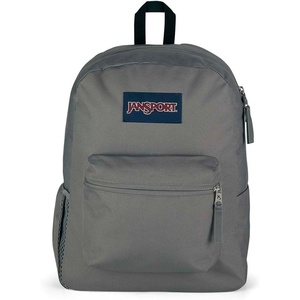 JanSport Cross Town Backpack 17″ x 12.5″ x 6″ – Simple Bag for Everyone with 1 Main Compartment, Front Utility Pocket – Premium Class Accessories – Black(Graphite Grey)