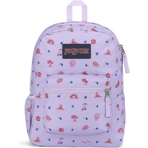 JanSport Cross Town Backpack 17″ x 12.5″ x 6″ – Simple Bag for Everyone with 1 Main Compartment, Front Utility Pocket – Premium Class Accessories – Black(Lagoon Luau)