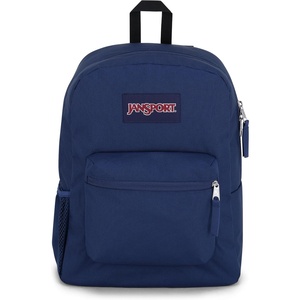 JanSport Cross Town Backpack 17″ x 12.5″ x 6″ – Simple Bag for Everyone with 1 Main Compartment, Front Utility Pocket – Premium Class Accessories – Black(Navy)