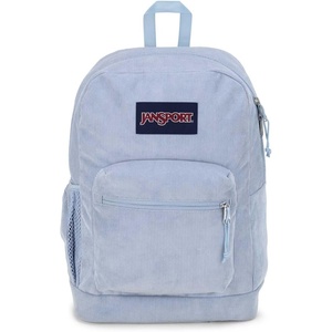 JanSport Cross Town Plus Remix Backpack – Padded Back Panel, Laptop Sleeve, and Front Pocket Organizer – Lavender Ash Corduroy(Blue Dusk Corduroy)