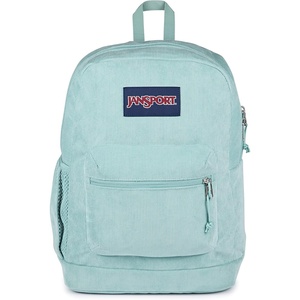 JanSport Cross Town Plus Remix Backpack – Padded Back Panel, Laptop Sleeve, and Front Pocket Organizer – Lavender Ash Corduroy(Faded Sage Corduroy)