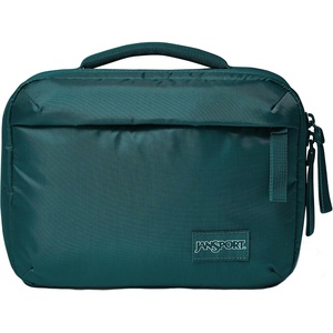 JanSport Good Latitude Tech Organizer – 5L Padded Electronics Travel Case – Charger Bag for Phone Cords, Power Banks, Adapters, and Accessories, Elemental Blue(Emerald Pool)