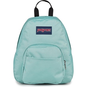 JanSport Half Pint Mini Backpack, 10.2 L – Durable Mini Bag Purse with Adjustable Shoulder Straps, Single Main Compartment, Zippered Stash Pocket, Black(Faded Sage)