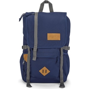JanSport Hatchet Backpack – 15-inch Padded Laptop Compartment, Dual Water Bottle Pockets, Side Compression Straps, Black(Navy)