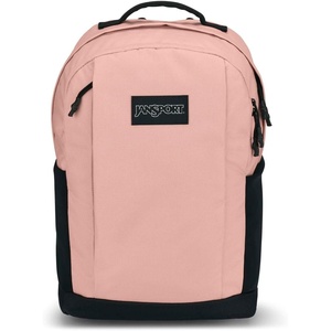 JanSport Inbound Pack – Large Main Compartment, Dual Water Bottle Pockets, and Dedicated 15-Inch Padded Laptop Pocket, Cargo Green(Misty Rose)