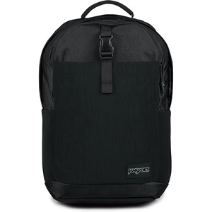 JanSport Journey Pack Backpack – Large Main Compartment, Dual Water Bottle Pockets, 15-inch Padded Laptop Compartment with Tricot Lined Sleeve, Cargo Green(Black)