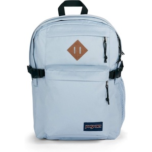JanSport Main Campus Backpack – Travel or Work Backpack with 15-Inch Laptop Sleeve and Dual Water Bottle Pockets, Surreal Swirlies(Blue Dusk)