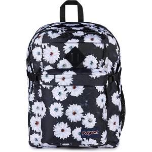 JanSport Main Campus Backpack – Travel or Work Backpack with 15-Inch Laptop Sleeve and Dual Water Bottle Pockets, Surreal Swirlies(Eyeball Blossom)