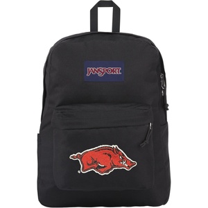 JanSport NCAA Officially Licensed Backpack, Ole Miss Rebels, Superbreak Plus with Padded 15” Laptop Sleeve, Spacious Computer Bag for Men & Women, Durable Daypack with Bottle Pocket, Red Tape(Arkansas Razorbacks)