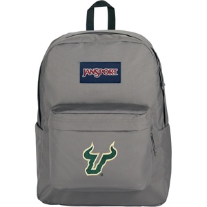 JanSport NCAA Officially Licensed Backpack, Ole Miss Rebels, Superbreak Plus with Padded 15” Laptop Sleeve, Spacious Computer Bag for Men & Women, Durable Daypack with Bottle Pocket, Red Tape(South Florida Bulls)