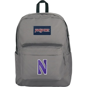 JanSport NCAA Officially Licensed Backpack, Ole Miss Rebels, Superbreak Plus with Padded 15” Laptop Sleeve, Spacious Computer Bag for Men & Women, Durable Daypack with Bottle Pocket, Red Tape(Northwestern Wildcats)