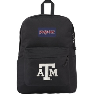 JanSport NCAA Officially Licensed Backpack, Ole Miss Rebels, Superbreak Plus with Padded 15” Laptop Sleeve, Spacious Computer Bag for Men & Women, Durable Daypack with Bottle Pocket, Red Tape(Texas A&M Aggies)