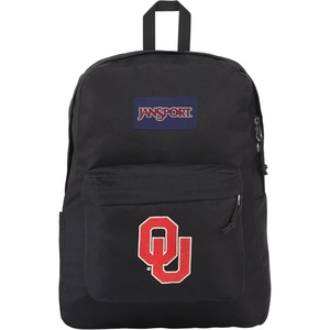 JanSport NCAA Officially Licensed Backpack, Ole Miss Rebels, Superbreak Plus with Padded 15” Laptop Sleeve, Spacious Computer Bag for Men & Women, Durable Daypack with Bottle Pocket, Red Tape(Oklahoma Sooners)