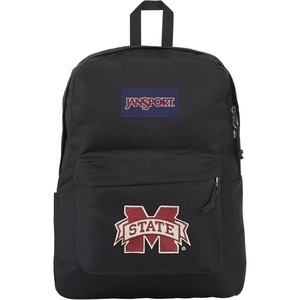 JanSport NCAA Officially Licensed Backpack, Ole Miss Rebels, Superbreak Plus with Padded 15” Laptop Sleeve, Spacious Computer Bag for Men & Women, Durable Daypack with Bottle Pocket, Red Tape(Mississippi State Bulldogs)