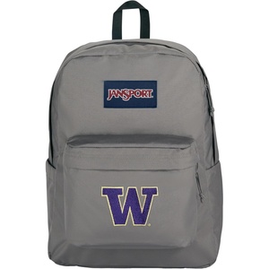 JanSport NCAA Officially Licensed Backpack, Ole Miss Rebels, Superbreak Plus with Padded 15” Laptop Sleeve, Spacious Computer Bag for Men & Women, Durable Daypack with Bottle Pocket, Red Tape(Washington Huskies)