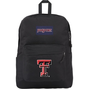 JanSport NCAA Officially Licensed Backpack, Ole Miss Rebels, Superbreak Plus with Padded 15” Laptop Sleeve, Spacious Computer Bag for Men & Women, Durable Daypack with Bottle Pocket, Red Tape(Texas Tech Red Raiders)