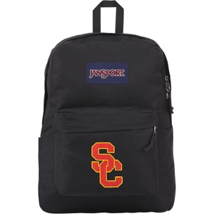 JanSport NCAA Officially Licensed Backpack, Ole Miss Rebels, Superbreak Plus with Padded 15” Laptop Sleeve, Spacious Computer Bag for Men & Women, Durable Daypack with Bottle Pocket, Red Tape(USC Trojans)