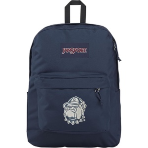 JanSport NCAA Officially Licensed Backpack, Ole Miss Rebels, Superbreak Plus with Padded 15” Laptop Sleeve, Spacious Computer Bag for Men & Women, Durable Daypack with Bottle Pocket, Red Tape(Georgetown Hoyas)
