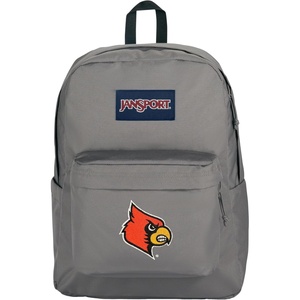 JanSport NCAA Officially Licensed Backpack, Ole Miss Rebels, Superbreak Plus with Padded 15” Laptop Sleeve, Spacious Computer Bag for Men & Women, Durable Daypack with Bottle Pocket, Red Tape(Louisville Cardinals)