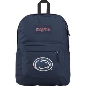 JanSport NCAA Officially Licensed Backpack, Ole Miss Rebels, Superbreak Plus with Padded 15” Laptop Sleeve, Spacious Computer Bag for Men & Women, Durable Daypack with Bottle Pocket, Red Tape(Penn State Nittany Lions)